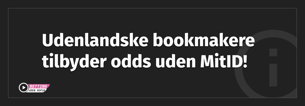 odds uden mitid